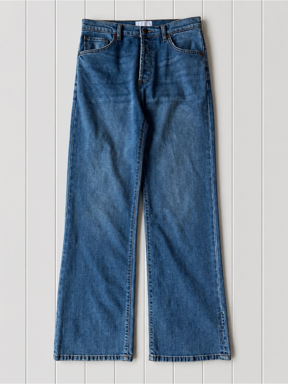DU/ER Woman Blue Performance High Rise Wide Leg Jeans US29 Classic Contemporary